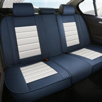 Cubierta de asiento de coche Universal en cuero PU protector de asiento de coche fácil de instalar cubierta de banco trasero abierta y frente - details 6