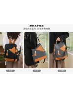 Mochila informal antirrobo para mujer, bolsa de hombro de tela impermeable, ligera, de viaje, oxford - details 9