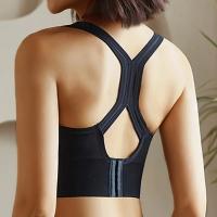 Camiseta sin mangas para mujer, corsé para gimnasio, sujetador deportivo, top corto de realce, sujetador de fitness, ropa deportiva atlética sexy transpirable hueca para correr - details 10