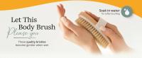 dry brushing body brush for lymphatic drainage, bath brush, dry brush, exfoliator