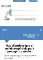 Ventilador Silencioso Potente Refrigeración de Funcionamiento Inclinación Variable de 360° - details 1
