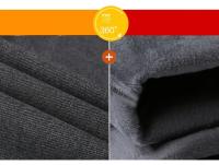 Pantalones informales gruesos de lana para hombre, nuevos pantalones cálidos rectos ajustados para invierno, pantalones informales de negocios para oficina, moda coreana para hombre - details 4