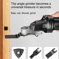 Accesorio para amoladora angular M10/M14, almohadilla de lijado Triangular, herramientas oscilantes, amoladora angular, cabezales Magnum para carpintería - details 11