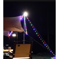 Cadena de luz LED para exteriores, cinta métrica para acampar, accesorio de iluminación para carpa, luz ambiental para campamento, luz para acampar - details 8