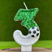 Vela de Fútbol para Cumpleaños Feliz Vela de Decoración de Luz y Fiesta para Tartas de Cumpleaños y Boda - details 13