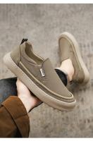 Zapatos de Lona para Hombres 2025 Nuevos Zapatillas Negras Versátiles de Moda - details 2