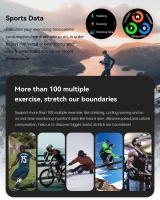 Reloj inteligente para hombres con llamada y asistente de voz, con monitor de frecuencia cardíaca, sueño, oxímetro, pulsera de p - details 8