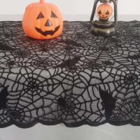 Mantel de murciélago de Halloween, decorado con artículos ENCE de tela negra, adecuado para cualquier propósito festivo - details 2