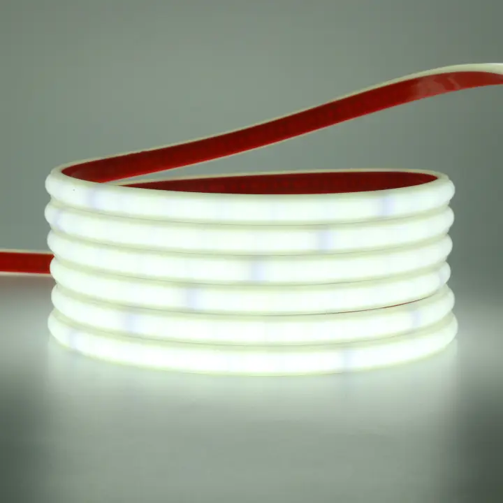 Luz de neón COB de 220V, cinta adhesiva Flexible de 10cm, 240LED/m, resistente al agua IP65, FOB - 1