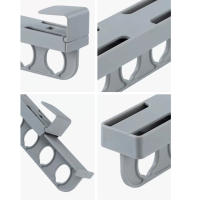 Barra extensible extraíble para armario, colgador de almacenamiento de ropa montado en la parte superior, para colgar ropa Riel, pantalones y más - details 2