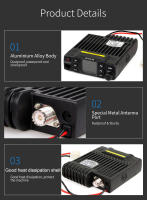 Radio de Coche Retevis RT95 Estación Móvil Combinada de Dos Vías 25W VHF UHF CHIRP Anytone Base Station Resistente al Agua Alcance de 5-10KM - details 11