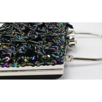 Nuevo comercio electrónico europeo y americano de noche personalizado, bolso de boda con cadena para mujer, bolso de mano - details 6