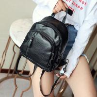 Bolso de hombro de viaje de gran capacidad para mujer, Mochila De Cuero PU de alta calidad, antirrobo - details 1