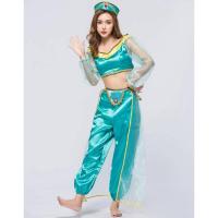Vestido de princesa Jasmine con linterna de Aladino, uniforme de juego COS, disfraz de Halloween, disfraz de juego de rol - details 6