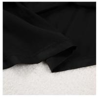 Conjunto de pijama sexy para mujer Bo Cut, tres pantalones informales sueltos de manga larga, top cómodo para el hogar de seda satinada suave, 2 piezas - details 13