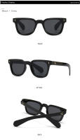 Gafas de sol para hombre Gafas de sol cuadradas retro con remaches para hombre - details 5