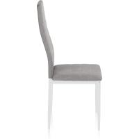 Home Pack 6 sillas, Sillas Comedor,, Tejido Gris y Patas Blancas, Modelo Yuri, Medidas: 44 cm Ancho x 42 cm Largo x 96 cm Alto - details 8