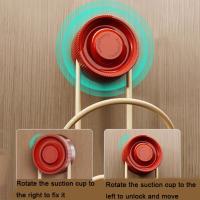 Práctico organizador de sombreros con ventosa de hierro, apilable, sin perforaciones, soporte de exhibición para sombreros, estante de almacenamiento para sombreros que ahorra espacio para el hogar - details 10