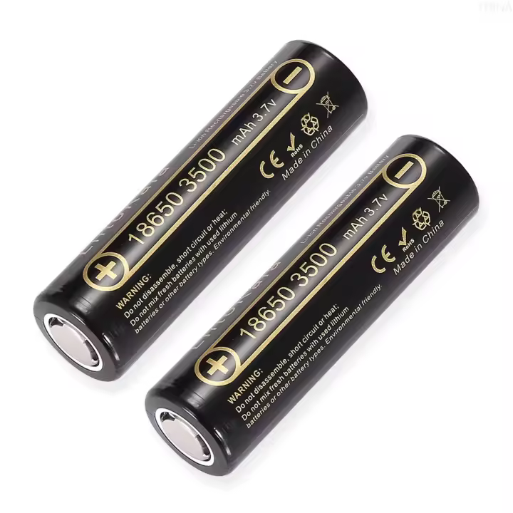 Baterías Recargables LiitoKala Lii-35A 3.7V 3500mAh 10A para Linterna UAV de 18650 con Porta Lindo y Cargador Incluido - 1