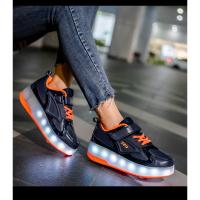 Nuevos Zapatos de Patinaje de Ruedas para Niños Zapatos Deportivos para Adultos con Luz - details 32