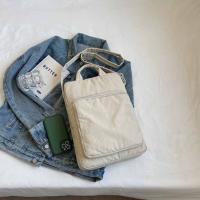 Bolso de nailon de gran capacidad para ordenador portátil, bolso de hombro, bolso cruzado, bolso de mano para documentos de oficina, bolso de mano con cremallera de Color sólido para ordenador - details 22