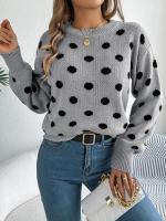 Suéter con capucha de manga larga tejido a la moda para mujer Otoño/Invierno 2024 con color a Do - details 4