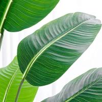 Árbol Trcal grande Artificial, plantas de plátano, hojas de Monstera de plástico de tacto Real para fiesta en el jardín del hogar r - details 5