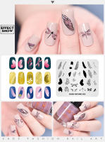 Plantillas de Pincelado de Uñas KADS para Diseño de Uñas Templates de Imagen DIY para Flores Hojas Frutas - details 12