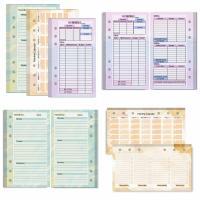 Hoja de presupuesto de recarga de cuaderno, ahorro de dinero, hoja suelta mensual semanal, papel interior, tamaño A6, carpeta espiral de 6 agujeros, página interior - details 4