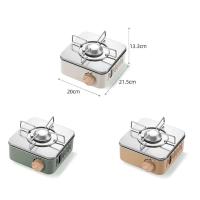 Mini campin como estufa, quemador de butano portátil para picnic VIE, parrilla para barbacoa, cocina para alimentos, estufa de supervivencia al aire libre con lihtin - details 7