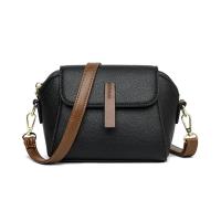 Bolso De Hombro Casual En Cuero PU Para Mujer Color Sólido Bolso Cruzado Con Cierre De Hebilla Y Cremallera - details 7