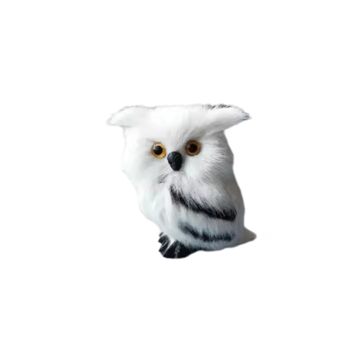Adorno Navideño De Oscuro Pollo Con Cara De Ratón De Terciopelo Simulación De Animal Ornamento Lindo Y Encantador Para Decoración Del Hogar Y Regalo 5*4.5*7Cm - 1
