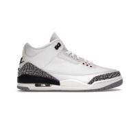 Zapatillas de baloncesto de cemento blanco para hombre y mujer, calzado deportivo para exteriores, verde brillante, 3, 3s - details 0