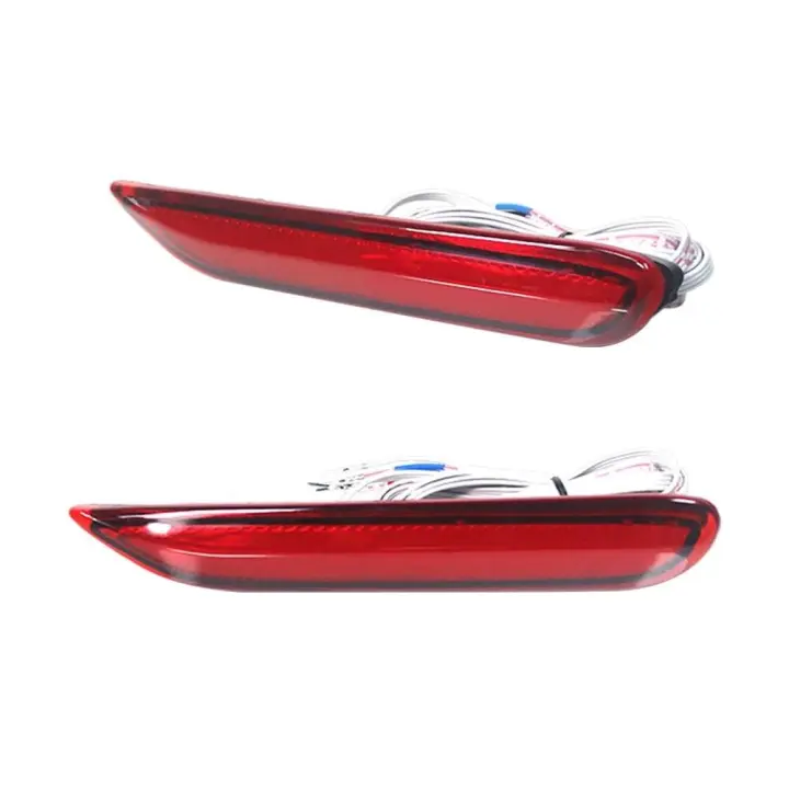 Luces reflectoras de parachoques LED iJDM para Infiniti Q50 QX56 QX60 QX80 Nissan Pathfinder Rogue Ftion como luz trasera, freno y antiniebla trasera - 1