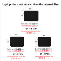 Funda para ordenador portátil de 13, 14 y 15,6 pulgadas, funda protectora para MacBook Air 13,3, Xiaomi, Lenovo, Dell, Asus, Huawei y HP - details 0