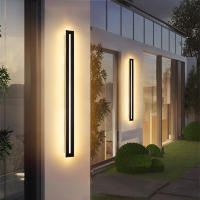 YNL Lámpara de Pared LED Moderna para Exteriores Impermeable IP67 Luz de Pared Larga de 110V 220V - details 0