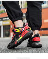 Nuevos zapatos ligeros de baloncesto para niños, zapatos deportivos con hebilla giratoria para niños, zapatillas deportivas transpirables para correr, zapatos de tenis para niños al aire libre - details 21