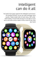 2025 Nuevo VS02 Smartwatch Bluetooth Llamada Detección de frecuencia cardíaca Modo deportivo Mensaje Empuje en pantalla Ajuste de duración Compatible con Android IOS Smartwatch - details 12