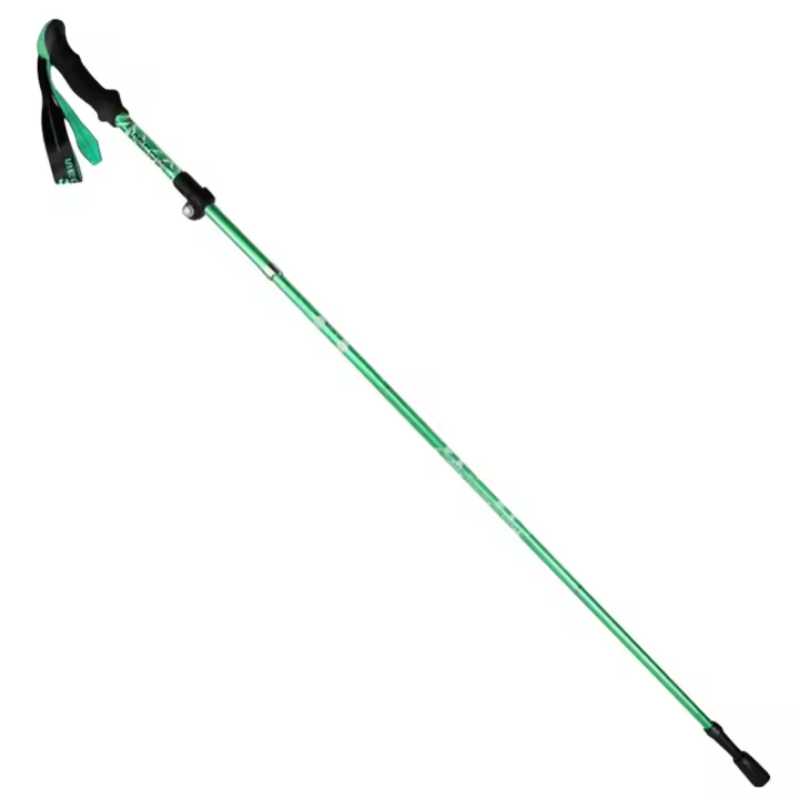 Bastones de Trekking al aire libre de 5 secciones, bastones de escalada al aire libre de aleación de aluminio, suministros de Montañismo plegables y ligeros ajustables - 1