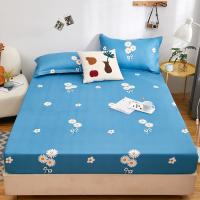 Sábana Ajustable Impermeable Cubierta de Cama Elástica Amigable con la Piel Estilo Floral - details 9