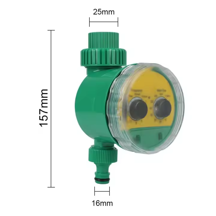 Grifo Electrónico con Temporizador Control de Riego Electrónico para Jardinería al Aire Libre - 1