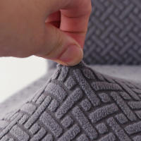 Funda para silla de comedor de Jacquard, funda elástica suave a prueba de polvo para asiento de silla, adecuada para decoración para sala de estar y comedor, 1 pieza - details 31