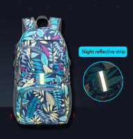 Mochila impermeable plegable de 35L, bolsa ligera de almacenamiento para exteriores, con estampado sólido, para acampar, montañismo y viajes - details 9