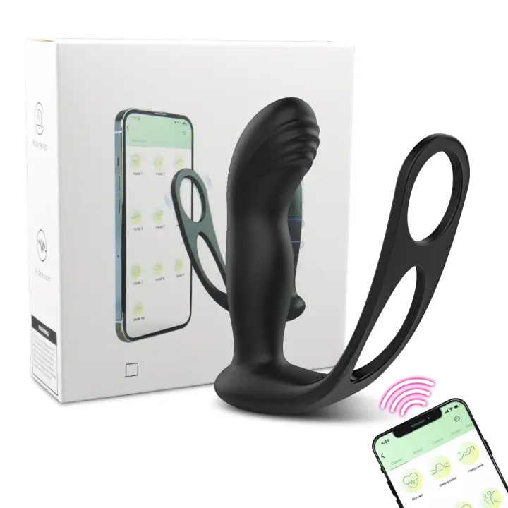 Consolador masajeador de próstata Unisex, vibrador con Control remoto por aplicación, tapón anal Gay, inalámbrico, productos para adultos - 1