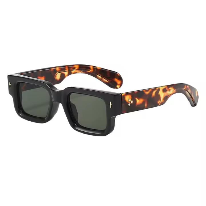 Gafas rectangulares - Gafas de lectura de moda con montura cuadrada extragrande para hombres y mujeres - 1