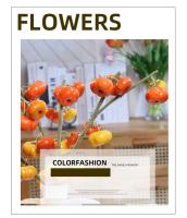 Nuevo adorno de espuma de rama de calabaza Artificial Multicolor, accesorios para fotos de fruta de imitación, regalo de rama de calabaza de simulación - details 1