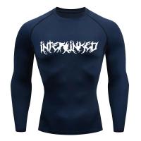 Camiseta de verano para hombre, camisa comprimida de manga corta, negra, deportiva, de secado rápido, para gimnasio y Fitness - details 11