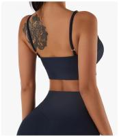 Alo yoga ropa chaleco mujer fitness deportes running sujetador reunión espalda belleza tirantes lencería entrenamiento top - details 14