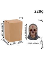 Estatua de Calavera de Resina Estilo Gótico Adorno de Fiesta de Halloween para Decoración del Hogar - details 10