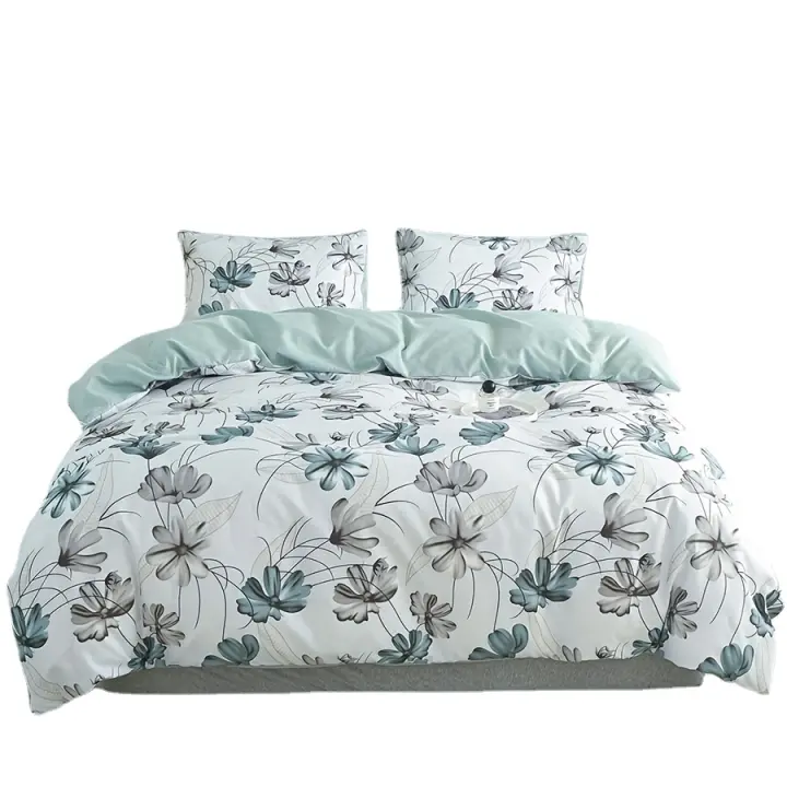Juego De Funda Nórdica De 3 Piezas, Juego De Cama Con Estampado De Flores, Funda Nórdica Suave Y Cómoda, Para mujer - 1